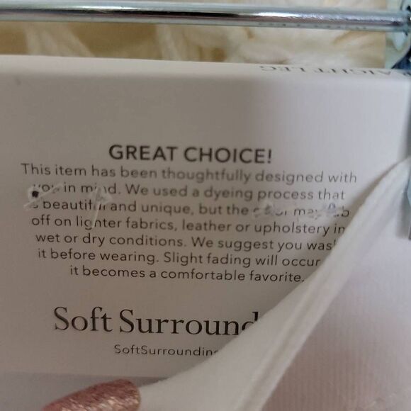 Soft Surroundings Embellished Floral 5 Pocket Straight Leg Crop Jeans 18 Petitie - Picture 7 of 13